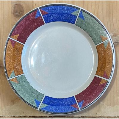 4 Sakura Majesticware 7.5" Astral Stoneware Salad Plates 1997 Sue Zipkin (B)