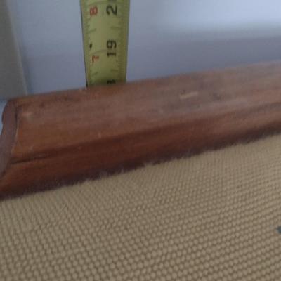 Vintage Vanity or Slipper Bench with Hand Stitched Upholstered Seat