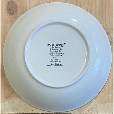 4 Sakura Majesticware 7.75" Astral Genuine Stoneware Bowls 1997 Sue Zipkin