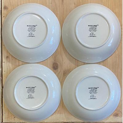 4 Sakura Majesticware 7.75" Astral Genuine Stoneware Bowls 1997 Sue Zipkin