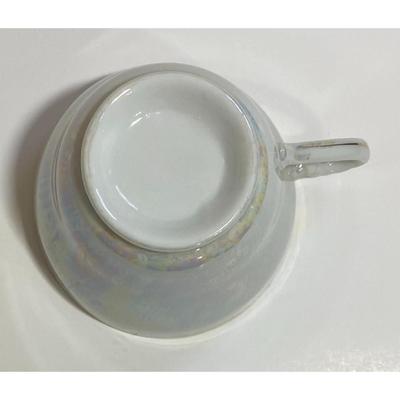 Vintage Astroworld Teacup & Saucer Houston Texas Six Flags Souvenir Cyclone