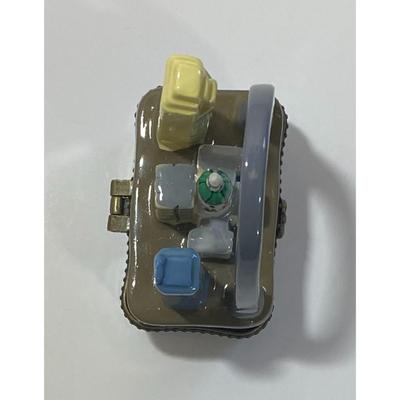 St. Louis Arch Ceramic Hinged Trinket Box w Paddle Boat Missouri Travel Souvenir