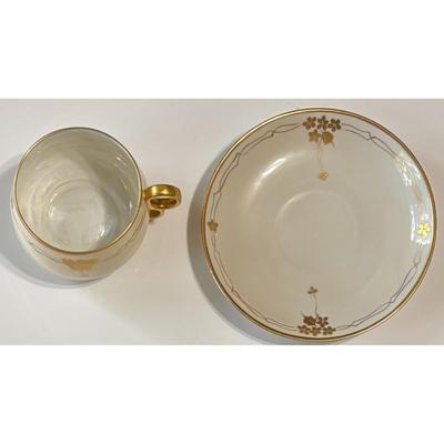 Vintage Dishes 2 Salad Plates, 2 Bread Plates, Teacup & Saucer Set Bavaria Japan