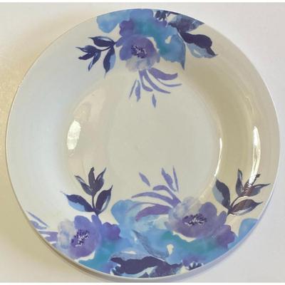5 Orly Maison Blue, Purple & White 7.5" Salad Plates New York, New York