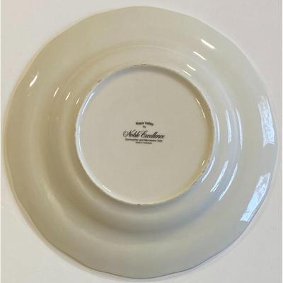 4 Noble Excellence Napa Valley 11" Dinner Plates Apples Pears Grapes