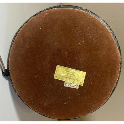 Vintage Maitland Smith Hand Made In Philippines 24.5" Black Bird Table Lamp