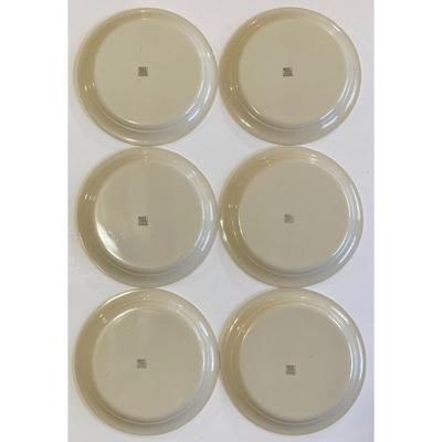 6 Vintage Corning Cornerstone 10.25" Dinner Plates Floral Flower 1980s