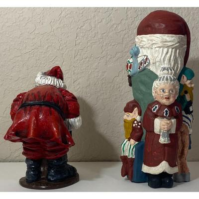Hand Painted Santa Claus Philippines Santa Claus Folk Art Reindeer Elf Christmas