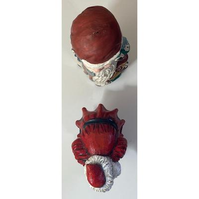 Hand Painted Santa Claus Philippines Santa Claus Folk Art Reindeer Elf Christmas