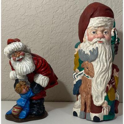 Hand Painted Santa Claus Philippines Santa Claus Folk Art Reindeer Elf Christmas