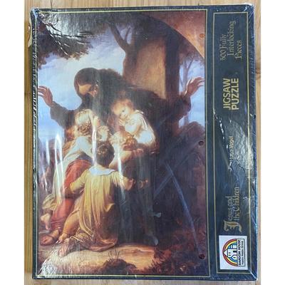 Vintage Jesus And The Children 500 Piece 13" x 20" Random House Puzzle SEALED