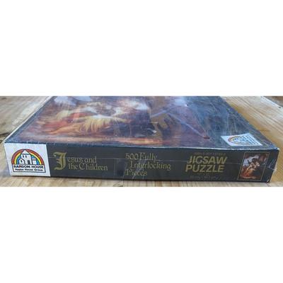 Vintage Jesus And The Children 500 Piece 13" x 20" Random House Puzzle SEALED