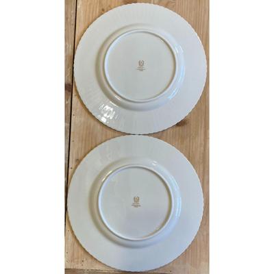 6 Lenox Cinderella V-308 Dinner Plates Made USA Flower Floral Vintage 1947-1966