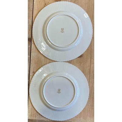 6 Lenox Cinderella V-308 Dinner Plates Made USA Flower Floral Vintage 1947-1966