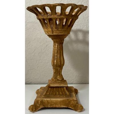 Vintage Light Brown Decorative Iron Candle Holder