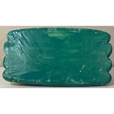 Hand Painted Ceramic Pink Flamingo On Pool Float Summer Party Tropical Decor