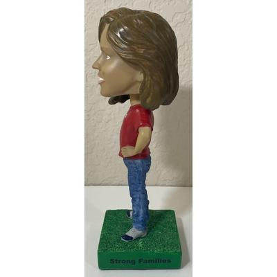 Vintage I Am A YMCA Kid Girl Bobblehead Strong Communities Green Red Blue