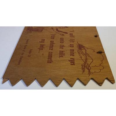 Vintage Favorite Psalm Of The Cherokees Wood Wall Art Native American Indian