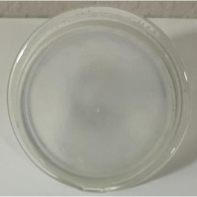 Vintage Anchor Hocking Rainflower Clear Glass Jar With Lid Canister Embossed