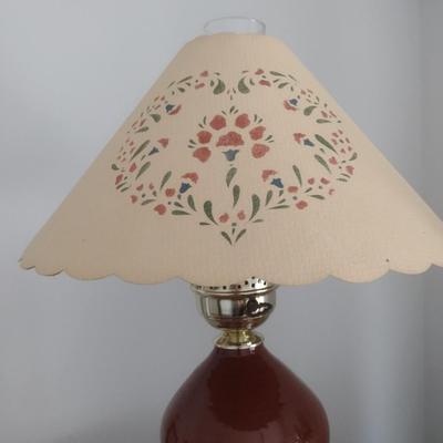 Ceramic Post Accent Lamp with Shade