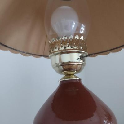 Ceramic Post Accent Lamp with Shade