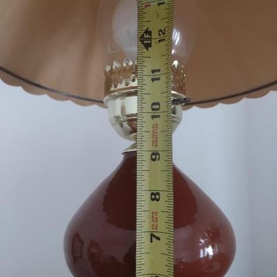 Ceramic Post Accent Lamp with Shade