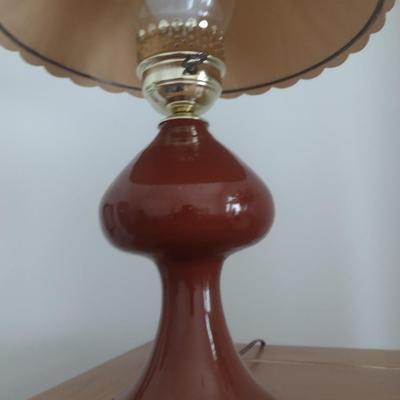 Ceramic Post Accent Lamp with Shade