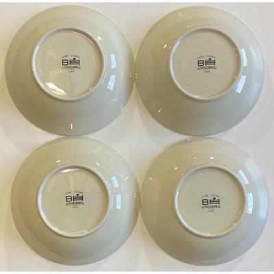 4 Vintage Berkeley House Heirloom 1035 Soup Bowls Made In Japan