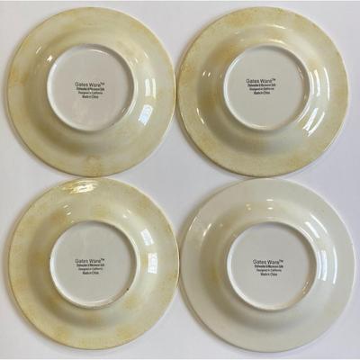 4 Gates Ware Salad Plates Apples Cherries Fruit Designed In California