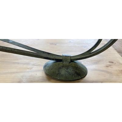 Vintage Wrought Iron Wall Sconce Candleholder - MISSING ONE LEAF