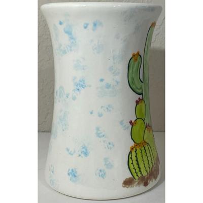 Vintage Saguaro Cactus Vase Sonoran Desert Arizona California West Southwestern