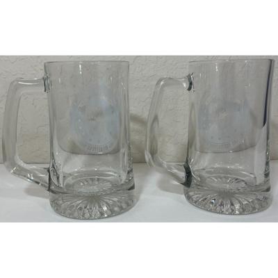 2 Vintage 367th Fighting Warriors Recruiting Mug USAF Air Force Military Plane