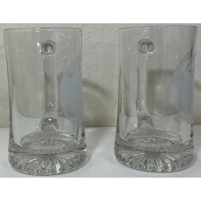 2 Vintage 367th Fighting Warriors Recruiting Mug USAF Air Force Military Plane