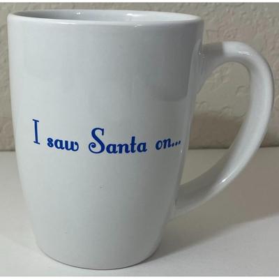 I Saw Santa On Permian Basin Railways Mug New Mexico West Texas Lubbock Dimmitt