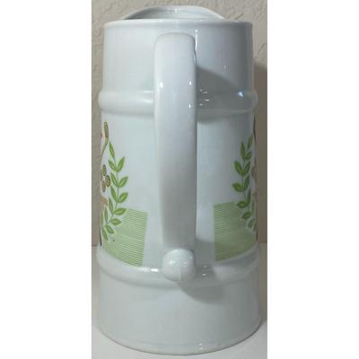 Vintage 7 Hole Golf Pitcher Clubs Balls Green Laurel Leaves Course