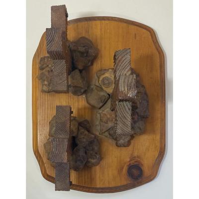 Vintage Wooden 3 Crosses Religious Christian Golgotha Calvary Jesus Crucifixion