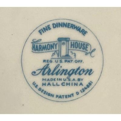Harmony House Arlington Platter Serving Bowl Made USA By Hall China Dinnerware