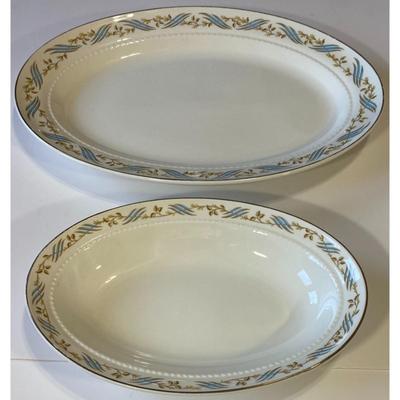 Harmony House Arlington Platter Serving Bowl Made USA By Hall China Dinnerware