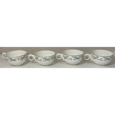 4 Harmony House Arlington Teacup & Saucer Sets Made In U.S.A. By Hall China