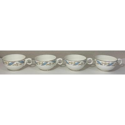 4 Harmony House Arlington Teacup & Saucer Sets Made In U.S.A. By Hall China