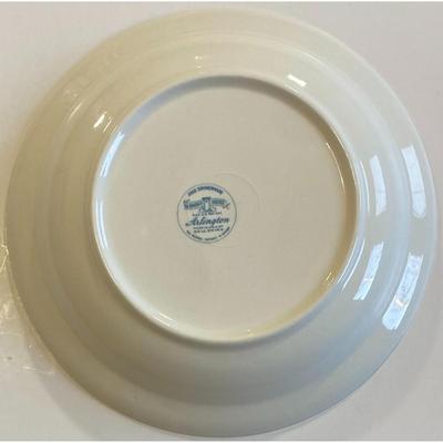 8 Harmony House Arlington Salad Plates Made U.S.A. By Hall China Fine Dinnerware