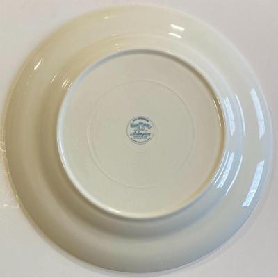 4 Harmony House Arlington Dinner Plates Made USA Hall China Fine Dinnerware - A