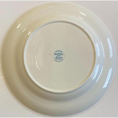 4 Harmony House Arlington Dinner Plates Made USA Hall China Fine Dinnerware - B