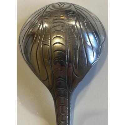 Vintage Arthur Court Aluminum Elephant Soup Tureen With Ladle