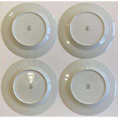 4 International Silver Wakefield Dinner Plates Japan Mid-Century Modern MCM - A