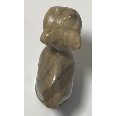 Vintage Gray Stone Deer Figurine