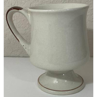 Vintage Coltsfoot Flower Foote Mug Horsehoof, Coughwort, Bull's foot, Foalswort