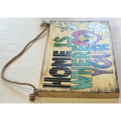 Hand Made Hand Painted Home Is Where Your Heart Is Jack Skellington Zero Dog