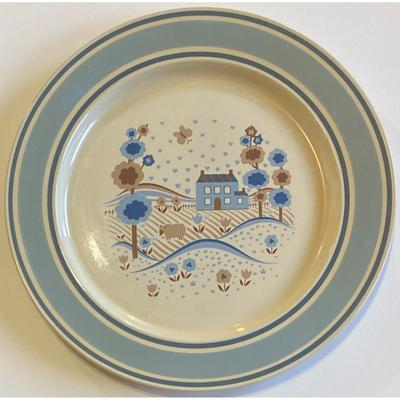 4 Primitif Stoneware by Hearthside Museum Collection Dinner Plates Japan