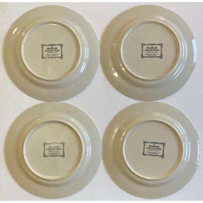 4 Primitif Stoneware by Hearthside Museum Collection Dinner Plates Japan